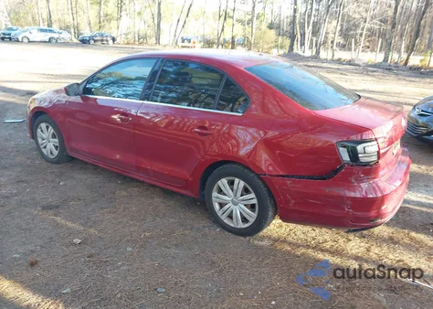 2017 Volkswagen Jetta 1.4T S z USA, uszkodzony, nr VIN 3VW2B7AJ3HM230110